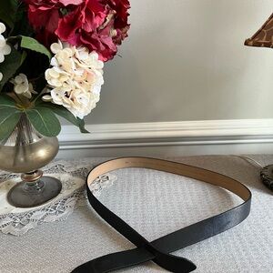 Loft Black Leather Belt